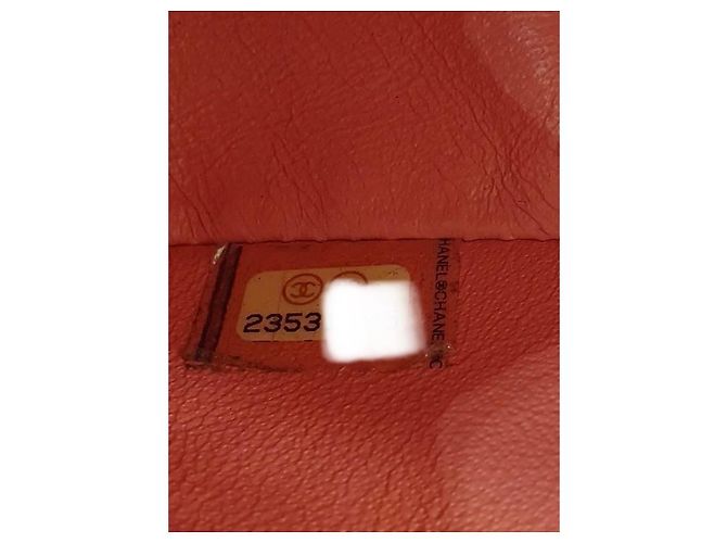 Borsa Chanel Lucky mini flap rosa in pelle di agnello - vista 9