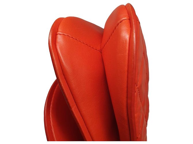 Bolso Chanel de cuero acolchado rojo Roja - vista 14