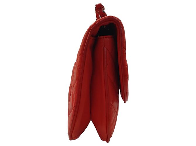 Bolso Chanel de cuero acolchado rojo Roja - vista 2
