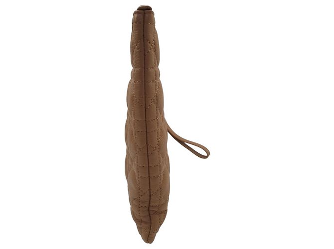 Christian Dior Caro Daily Clutch Pelle Beige - vista 2