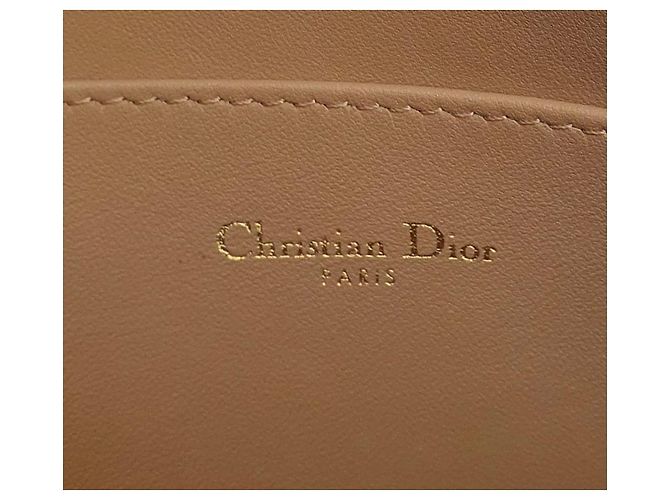 Christian Dior Caro Daily Clutch Pelle Beige - vista 6