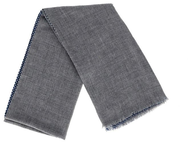 Sciarpa Loro Piana a Pois in Cashmere Multicolor - vista 2