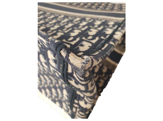 Christian Dior Dior Book Tote Blu Oblique - vista 6