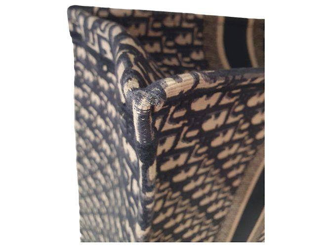 Christian Dior Dior Book Tote Blu Oblique - vista 7