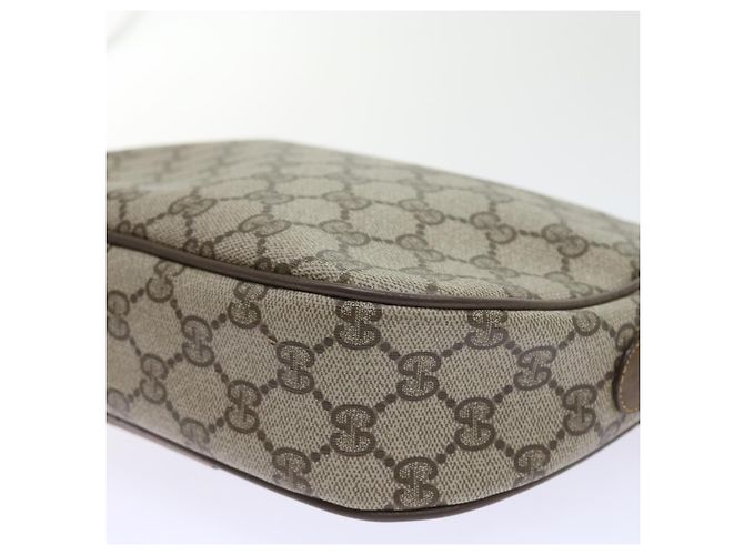 Pochette GUCCI GG Supreme Web Sherry Line Beige Rosso 89 01 034 au b9231 - vista 16