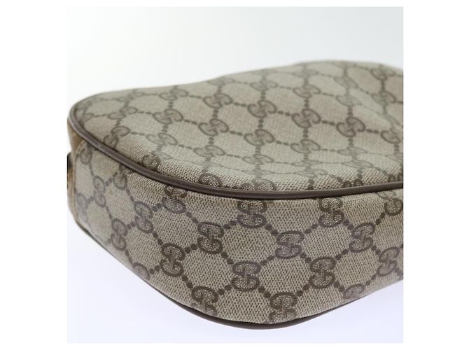 Pochette GUCCI GG Supreme Web Sherry Line Beige Rosso 89 01 034 au b9231 - vista 17