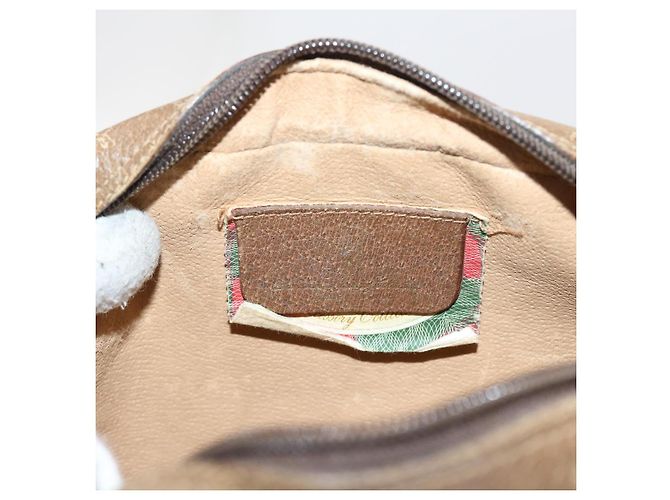 Pochette GUCCI GG Supreme Web Sherry Line Beige Rosso 89 01 034 au b9231 - vista 19