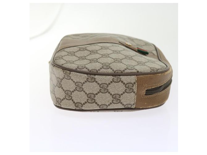 Pochette GUCCI GG Supreme Web Sherry Line Beige Rosso 89 01 034 au b9231 - vista 3