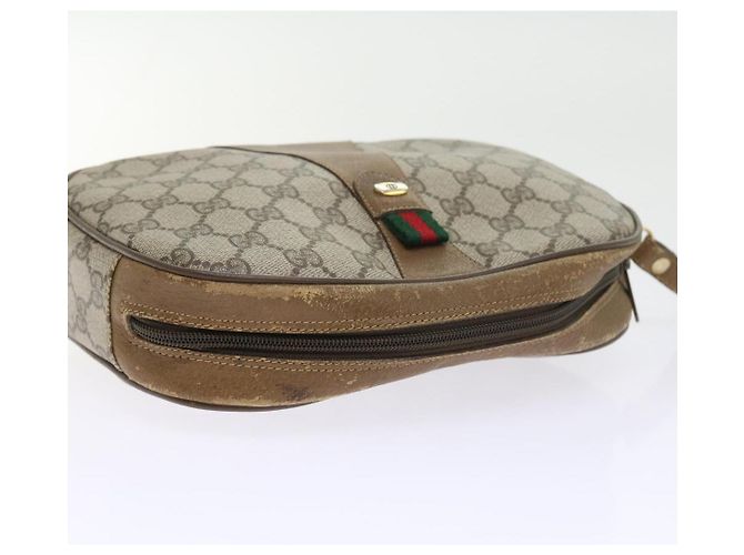Pochette GUCCI GG Supreme Web Sherry Line Beige Rosso 89 01 034 au b9231 - vista 6