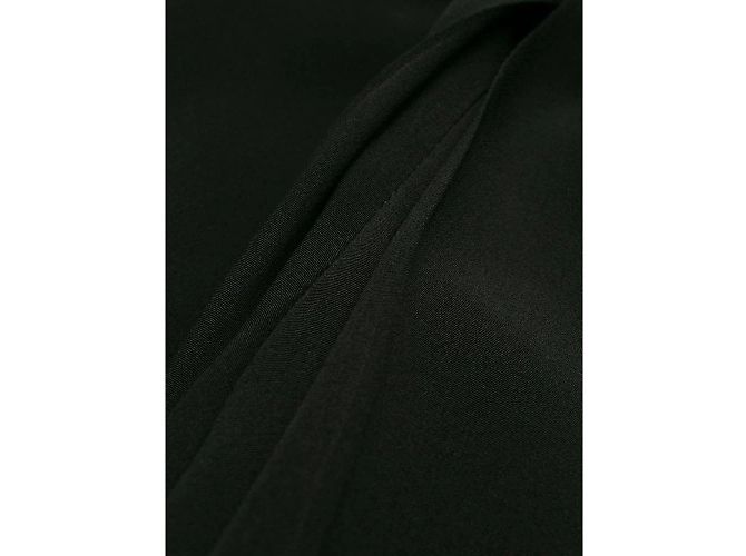 Falda de seda negra Chanel Negro - vista 6