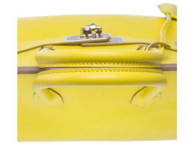 Hermès Borsa HERMES BIRKIN 30 in Pelle Gialla - 101563 Giallo - vista 10