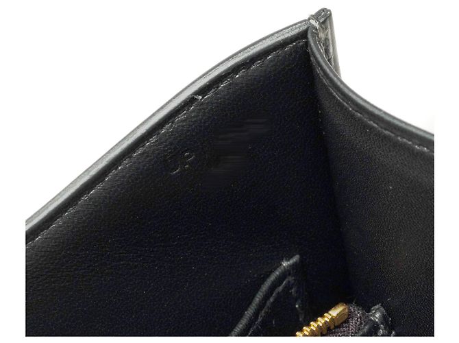 Hermès Sac HERMES Constance en Cuir Noir - 101564 - vue 8