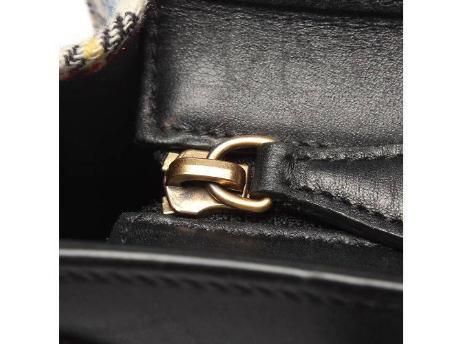 Luggage Céline Bolsa de bagagem Nano Tartan - vista 13