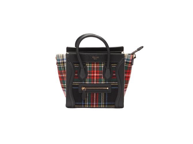 Luggage Céline Bolsa de bagagem Nano Tartan - vista 2