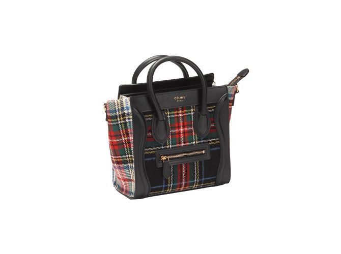 Luggage Céline Bolsa de bagagem Nano Tartan - vista 3