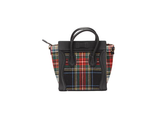 Luggage Céline Bolsa de bagagem Nano Tartan - vista 5