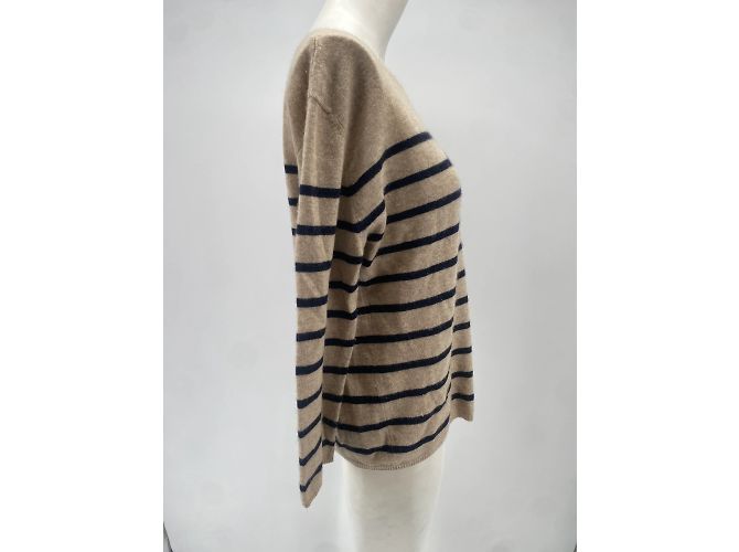Autre Marque Chinti & Parker Strickwaren T.International M Wolle Beige - Ansicht 2
