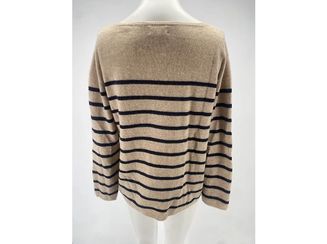 Autre Marque Chinti & Parker Strickwaren T.International M Wolle Beige - Ansicht 3