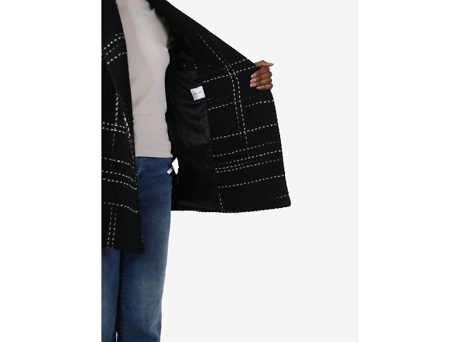 Anine Bing Black double-breasted wool-blend jacket - size XS - view 4