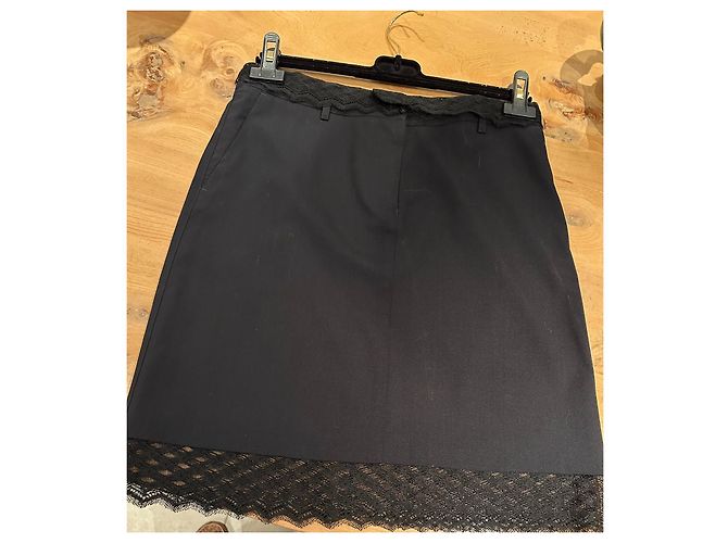 Cambon Chanel Gonna nera Nero - vista 2