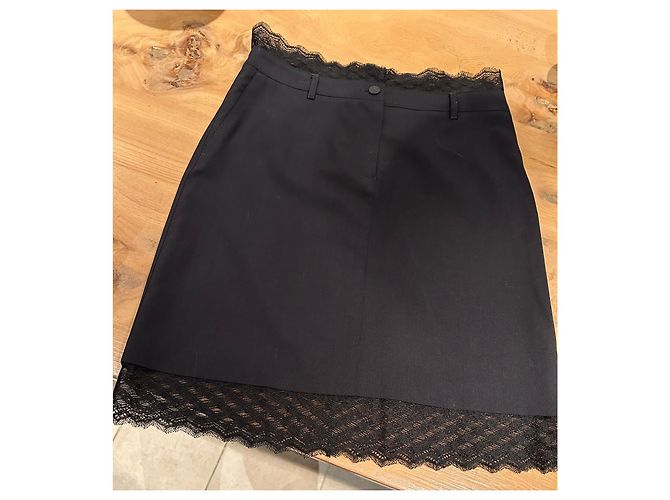 Cambon Chanel Gonna nera Nero - vista 4