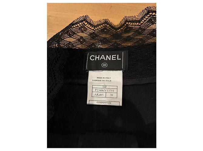 Cambon Chanel Gonna nera Nero - vista 6