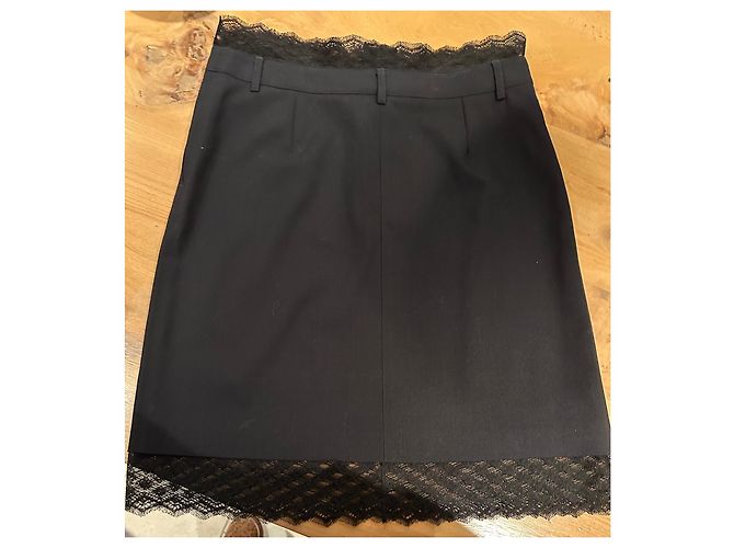 Cambon Chanel Gonna nera Nero - vista 7