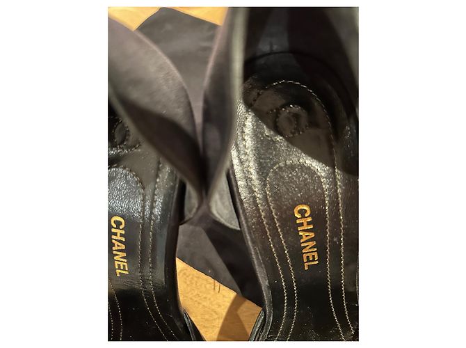Cambon Chanel Passend zu Pumps Schwarz Rot Golden - Ansicht 4