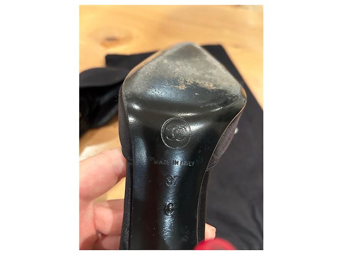 Cambon Chanel Passend zu Pumps Schwarz Rot Golden - Ansicht 7