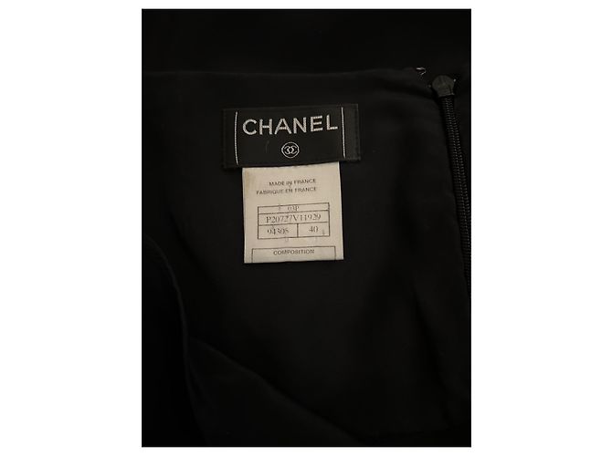 Cambon Chanel Seidenrock Schwarz - Ansicht 5