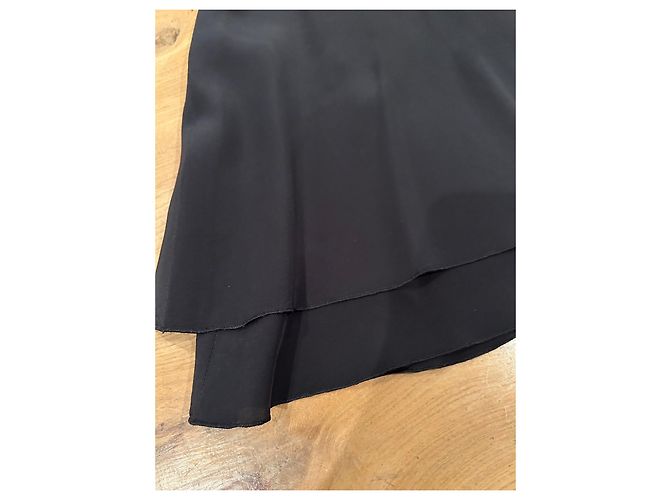 Cambon Chanel Seidenrock Schwarz - Ansicht 8