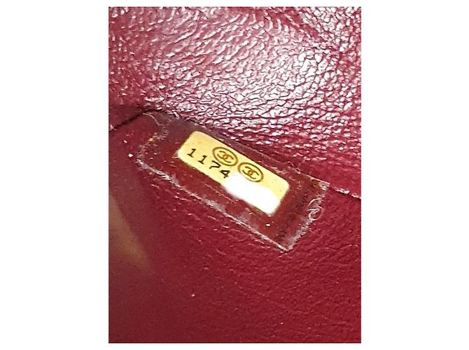 Chanel Classic Small borsa in pelle d'agnello trapuntata nera oro Nero - vista 8