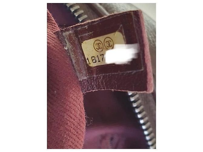 Borsa a tracolla Chanel Easy Flap pelle marrone - vista 10