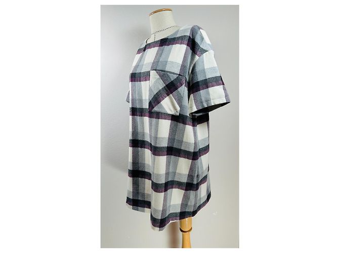 Vestido Woolrich de algodón y lana tartán Multicolor - vista 2