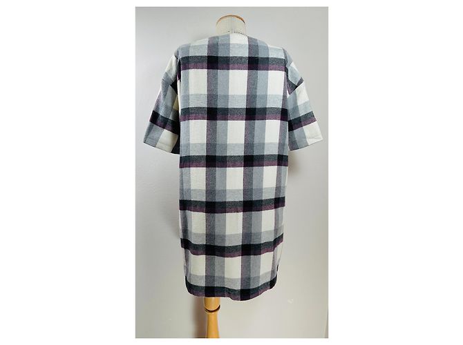 Vestido Woolrich de algodón y lana tartán Multicolor - vista 4