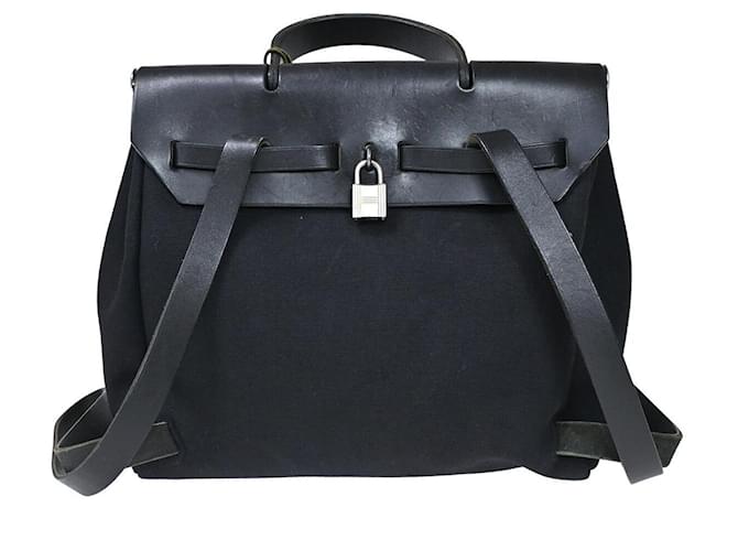 Hermès Hermes Herbag Azul marino - vista 2
