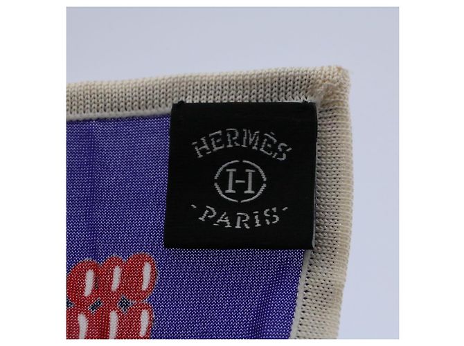 Hermès HERMES CARRE 90 KELLY EN PERLES Sciarpa Seta Viola Auth 57822 Porpora - vista 14