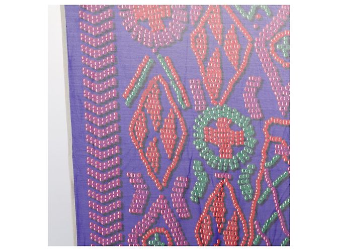 Hermès HERMES CARRE 90 KELLY EN PERLES Sciarpa Seta Viola Auth 57822 Porpora - vista 5