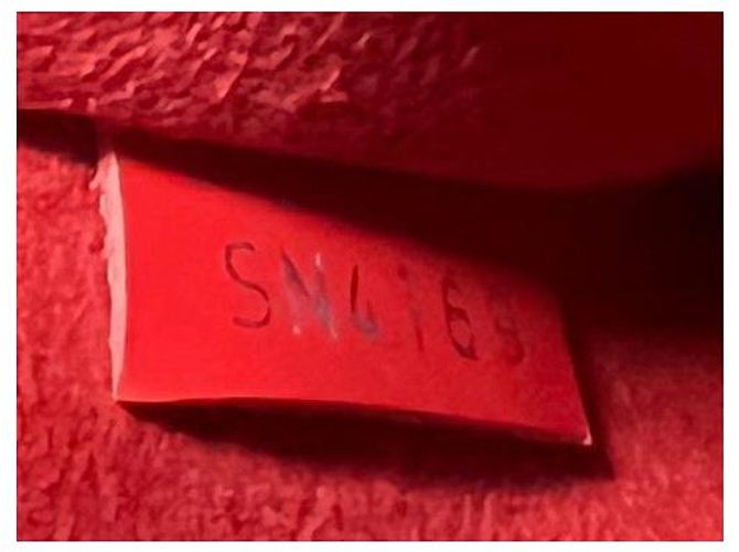 Louis Vuitton Alma BB in pelle Epi rossa Rosso - vista 6