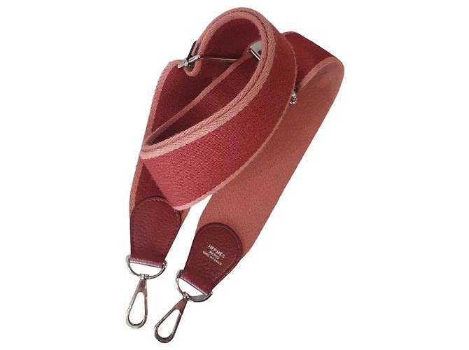 Hermès Evelyne 33 in pelle Taurillon Clemence rossa Rosso - vista 5