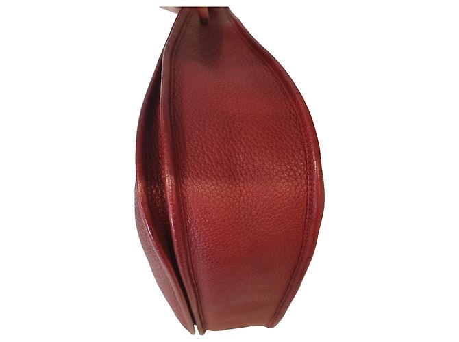 Hermès Evelyne 33 in pelle Taurillon Clemence rossa Rosso - vista 6