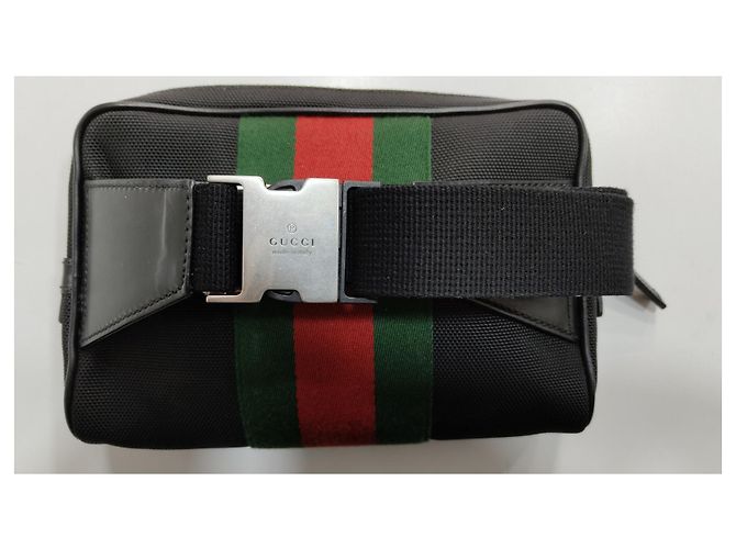 Borsa Gucci Ophidia Nera in Tela Nero - vista 5