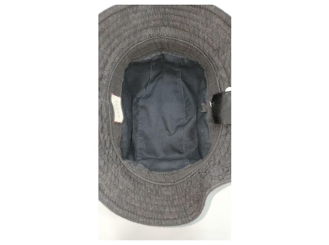 Cappello Pescatore Gucci Nero in Tela - vista 5