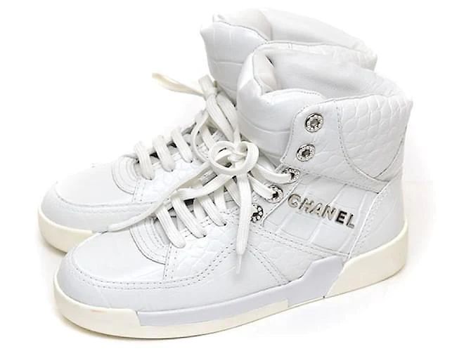Scarpe da ginnastica Chanel 38,5 Bianco - vista 2