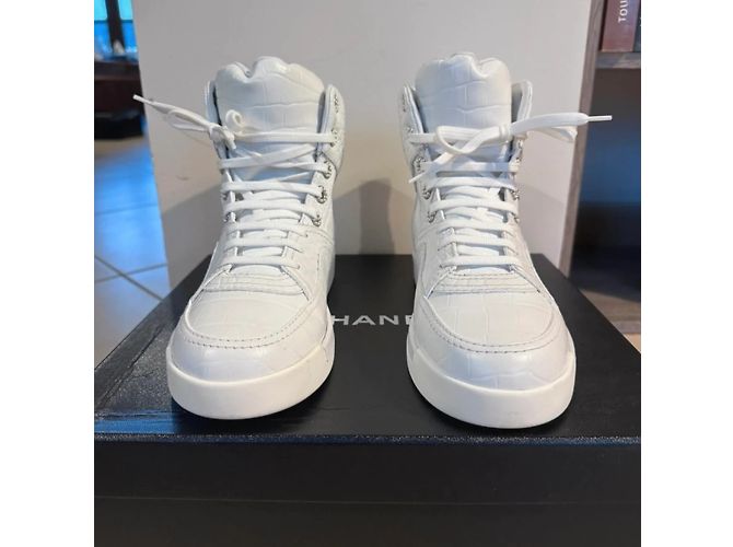 Scarpe da ginnastica Chanel 38,5 Bianco - vista 6