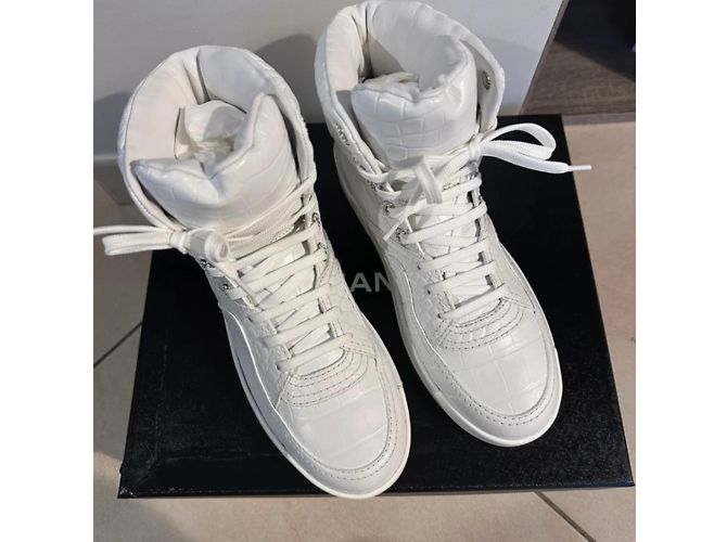 Scarpe da ginnastica Chanel 38,5 Bianco - vista 8