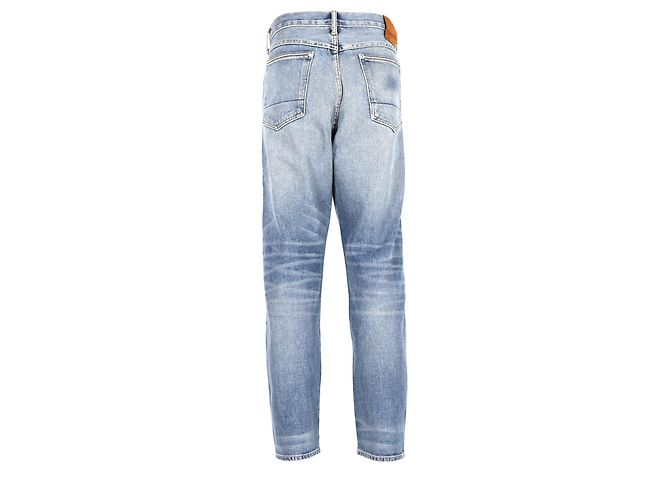 Vaqueros de mezclilla de pernera recta Tom Ford en algodón azul - vista 3