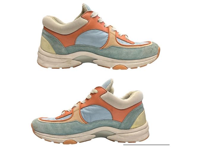 Chanel Gomma Sneaker Mehrfarbig Leder Größe 37 Mehrfarben - Ansicht 2