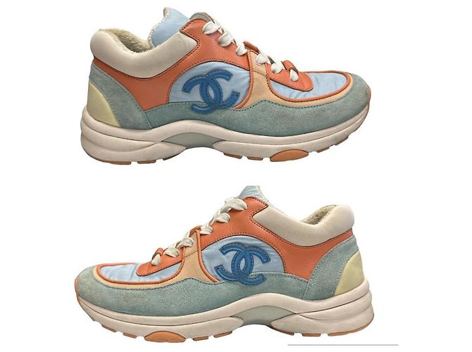 Chanel Gomma Sneaker Mehrfarbig Leder Größe 37 Mehrfarben - Ansicht 4