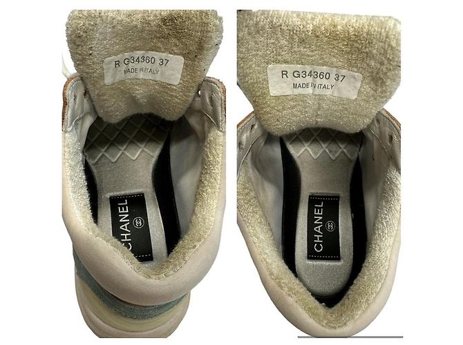Chanel Gomma Sneaker Mehrfarbig Leder Größe 37 Mehrfarben - Ansicht 5